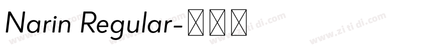 Narin Regular字体转换 Narin Regular字体转换